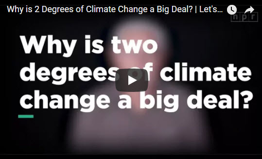 Why is 2 Degrees of Climate Change a Big Deal? | Let’s Talk | NPR
