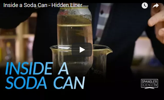 Inside a Soda Can – Hidden Liner – Steve Spangler