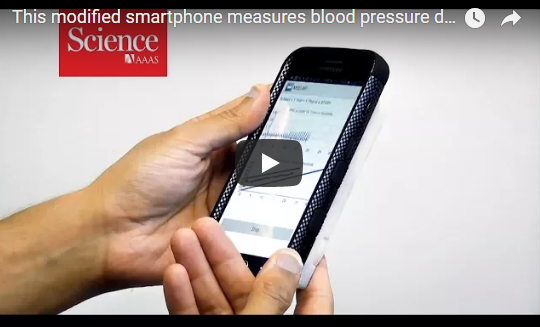 This modified smartphone measures blood pressure directly from your finger – Science Magazine