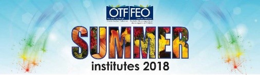 OTF Summer Institutes for Teachers