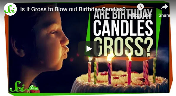 Is It Gross to Blow out Birthday Candles? – YouTube