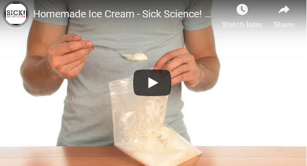 Homemade Ice Cream | Science Experiments | Steve Spangler Science