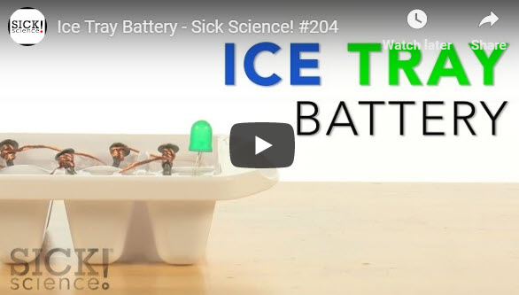 Ice-Tray Battery | Experiments | Steve Spangler Science