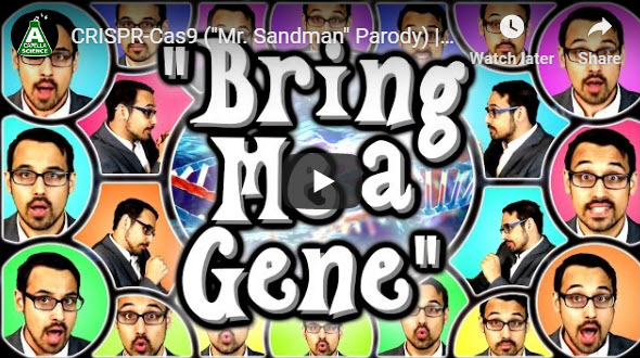 CRISPR-Cas9 (“Mr. Sandman” Parody) | A Capella Science – submitted by Chuck Cohen