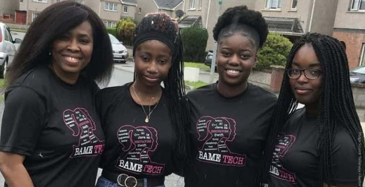 A team of Nigerian Irish teen girls just made an award-winning app for dementia patients – submitted by Gerrie Storr