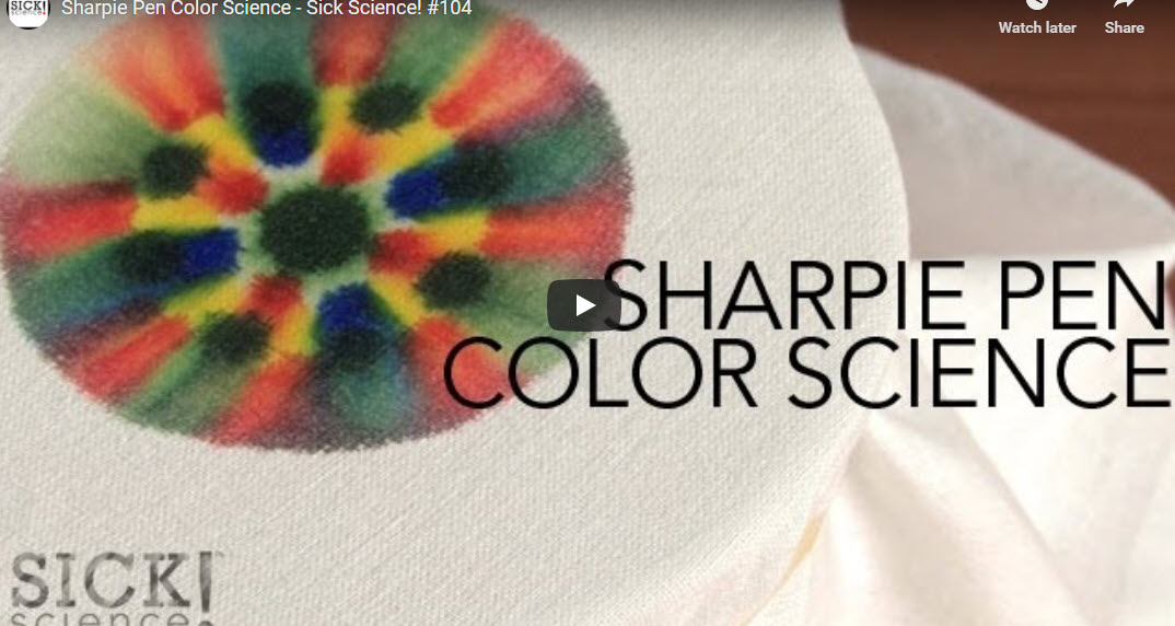 Sharpie Pen Color Science – Sick Science!
