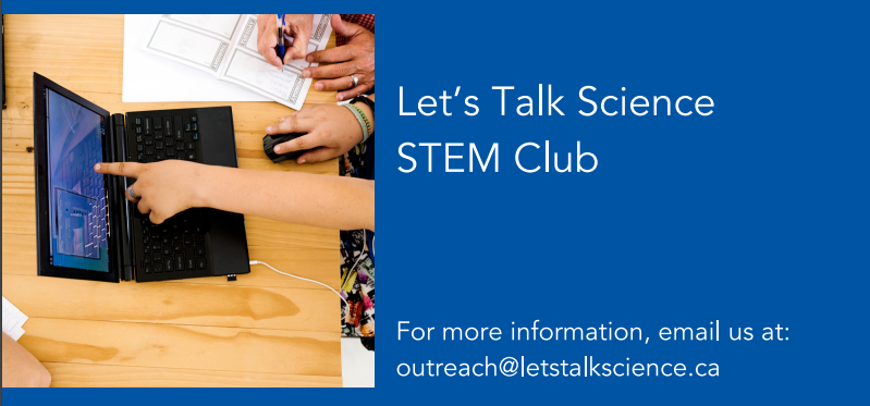 Let’s Talk Science Club, Grades 4-6